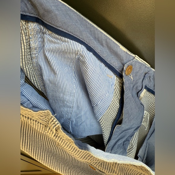 J. Crew Club Men's Seersucker Striped Shorts 33W 11L - Picture 11 of 11